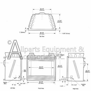 ds-36rp superior propane gas fireplace