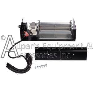 EP-62 Napoleon fireplace blower kit with a mounting plate and screws