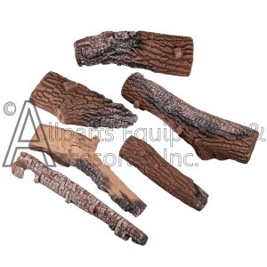 F0120 rich oak log set for a fireplace