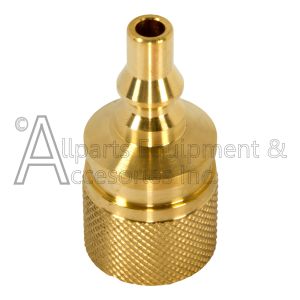 Propane cylinder fill plug