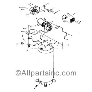 5HP 60Gall oil free air compressor