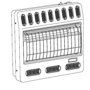 rg30pta desa vent-free blue flame gas heater