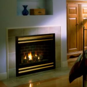 Novus 33 in. Natural Gas Fireplace with Electronic Spark Ignition