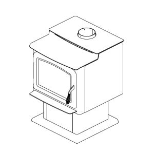 LENNOX WOOD-BURNING STOVE