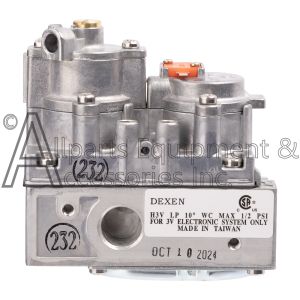 Dexen IPI Electronic Fixed Flame Height Propane Gas Valve 3 Volt System