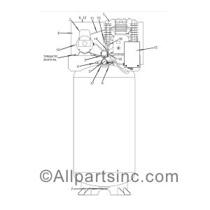 AC 6.5HP 80G VS OL 2STG 240V