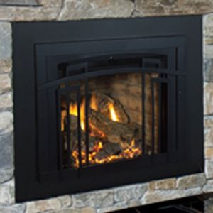 direct-vent fireplace insert by IronStrike