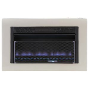 The MD30TBU blue flame wall heater.