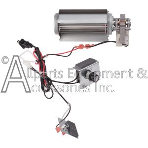 AUB-M fireplace blower kit with a magnet mount