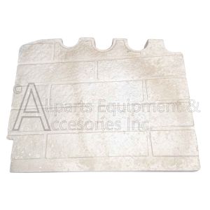 Front view of refractory