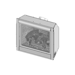 Kozy Heat Direct Vent Natural Gas Fireplace with Intermittent Pilot Ignition