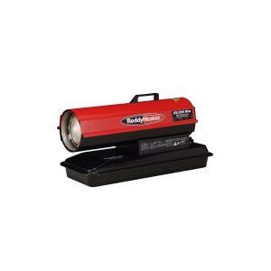 A 55,000 BTU heater from ReddyHeater. The R55A is similar in design with a white frame.