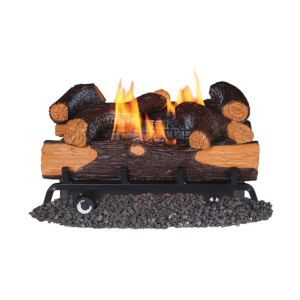 Remington 32000-BTU Propane Dual Burner Log Set