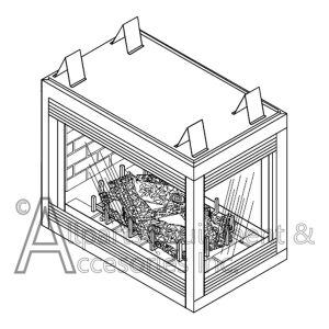 VANGUARD DIRECT-VENT GAS FIREPLACE HEATE