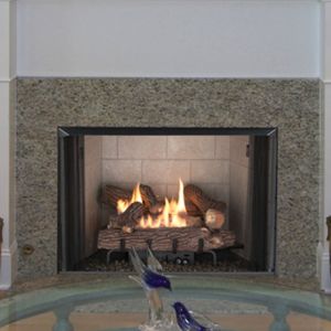 Vent-free firebox