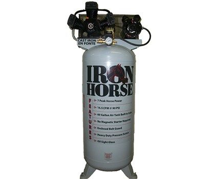 IRON HORSE 5-HP 60-GAL AIR COMPRESSOR