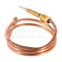 700-093 coiled SIT thermocouple showing flattened tubing to retain fixing nut.
