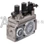 Gas flow direction label on the back of the 0820643 gas valve