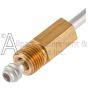 099387-09 pilot tube inch with nuts back connector