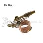 Side view of old style thermocouple