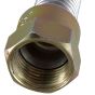 GAS LINE FLEX 18" W/SHUT OFF
