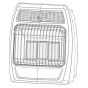 IR18DTL-2 DYNA-GLO VENT-FREE 18,000 BTU GAS WALL HEATER