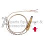 Fireplace thermopile with special connector