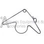 14585P chrome plate tube hanger for heater