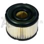 Top view of filter