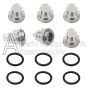 KIT123 VALVE KIT, GENERAL PUMPS SET OF 6 VALVES