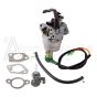 CARBURETOR WITH BLACK PLASTIC LEVER AND NEW FUEL VALVE