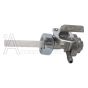CARBURETOR WITH BLACK PLASTIC LEVER AND NEW FUEL VALVE