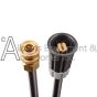 Dual nozzle pressure washer spray wand