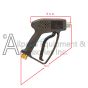 The measurements on the 21250B spray gun.
