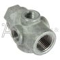 BLOCK MANIFOLD ZINC 6 HOLE TAPPED MC-6