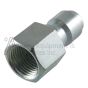 24.0075 plated steel qc plug 3/8fpt side view