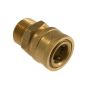 COUPLER BRASS 3/8 QUICK CONNECT X 22MM