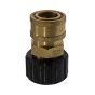 24.0448 coupler brass 3/8 quick connect x 22mm bottom view