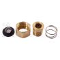 Exploded view of 24.0056 brass garden hose fitting