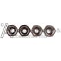 Pressure washer nozzle holder with four slots