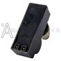 IGNITOR MODULE WITH CHROME CAP AND DUAL WIRE PORTS