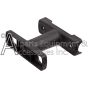 Black plastic chord wrap for a forced air heater