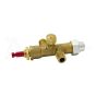 Bottom view of valve