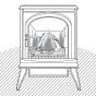 JDVRP Jefferson liquid propane Millivolt Direct Vent Heater