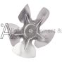 Seven inch fan for a forced air heater