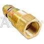 CHECK VALVE BRASS 1/2 MALE X 3/8 FEMALE WO PORT 1238E