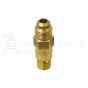 FITTING, BRASS, CONNECTOR, 5/8-18