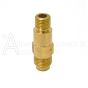 FITTING, BRASS, CONNECTOR, 5/8-18
