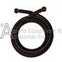 The 5140112-69 black DeWalt pressure washer hose, coiled.