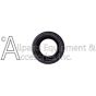 Double-lipped oil seal for the piston in a pressure washer pump